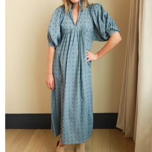 High Neck Midi, Blue, Size L